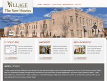 Tablet Screenshot of livingathendrixvillage.com